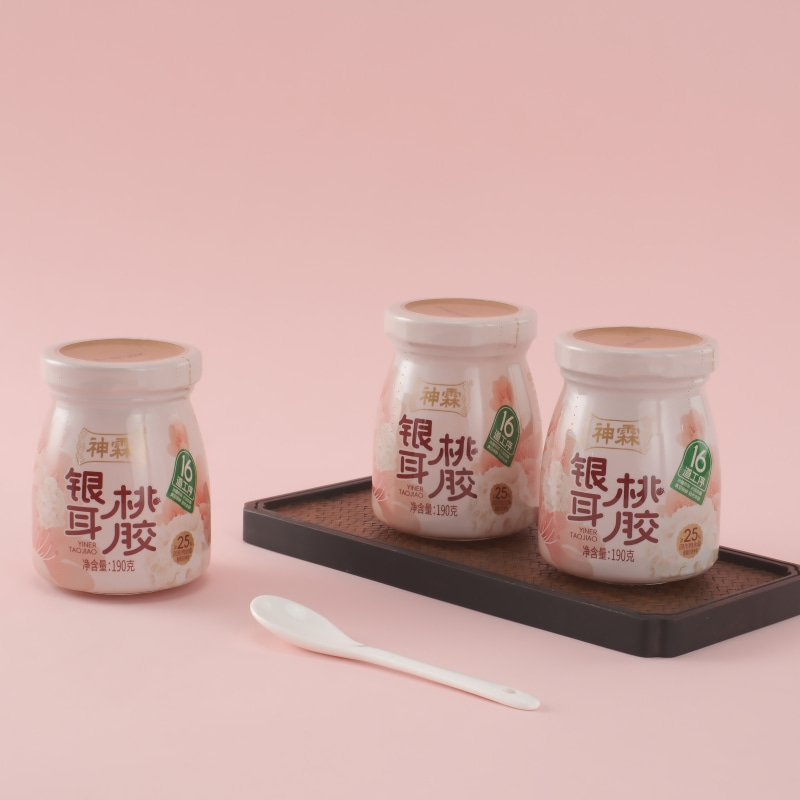 190克银耳桃胶羹